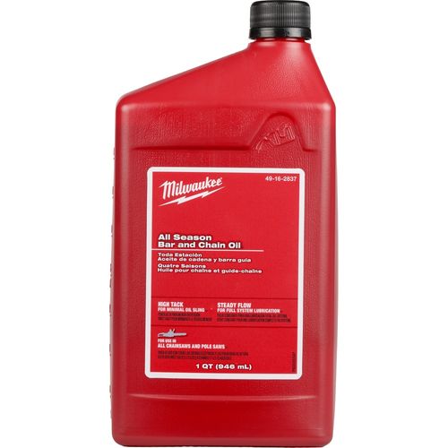 Milwaukee Tool 49-16-2837 1 Quart All Season Bar and Chain Oil, 1 EA