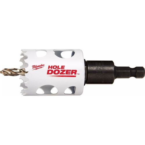 Milwaukee Tool 49-56-9665 1-1/2" HOLE DOZER Bi-Metal Hole Saw with Arbor, 1 EA