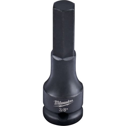 Milwaukee Tool 49-66-5152 SHOCKWAVE Impact Duty 3/8" Lineman's 3/8" Drive Hex Bit Socket, 1 EA