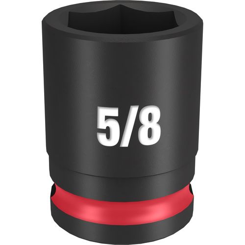 Milwaukee Tool 49-66-6108 SHOCKWAVE Impact Duty 3/8" Drive 5/8" Standard 6 Point Socket, 1 EA