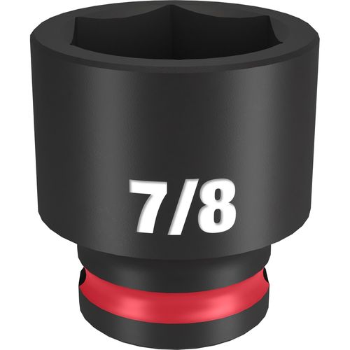 Milwaukee Tool 49-66-6112 SHOCKWAVE Impact Duty 3/8" Drive 7/8" Standard 6 Point Socket, 1 EA