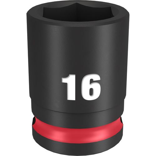 Milwaukee Tool 49-66-6140 SHOCKWAVE Impact Duty 3/8" Drive 16MM Standard 6 Point Socket, 1 EA