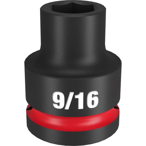 Milwaukee Tool 49-66-6300 SHOCKWAVE Impact Duty 3/4" Drive 9/16" Standard 6 Point Socket, 1 EA