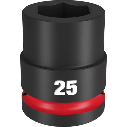 Milwaukee Tool 49-66-6363 SHOCKWAVE Impact Duty 3/4" Drive 25mm Standard 6 Point Socket, 1 EA