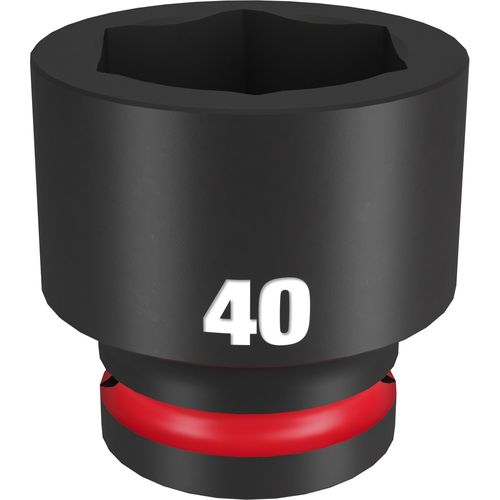 Milwaukee Tool 49-66-6378 SHOCKWAVE Impact Duty 3/4" Drive 40MM Standard 6 Point Socket, 1 EA