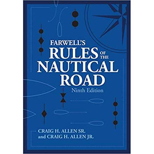 Paradise Clay NAV510 Farwell's Rules of the Nautical Road, 9th edition - Book