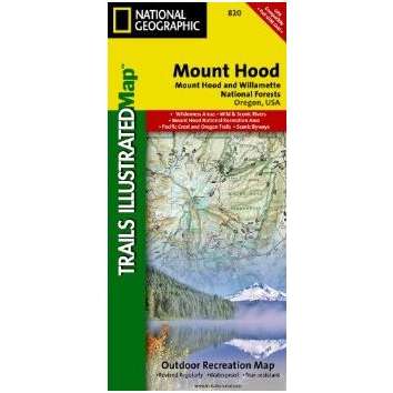 Paradise Clay NGM037 Mt. Hood & Willamette National Forest (National Geographic Map)