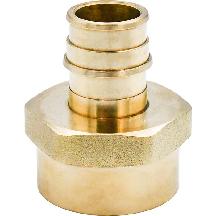 Legend Valves 462-706NL 1/2" x 3/4" No Lead DZR Forged Brass Cold Expansion PEX x FNPT Reducing Adapter