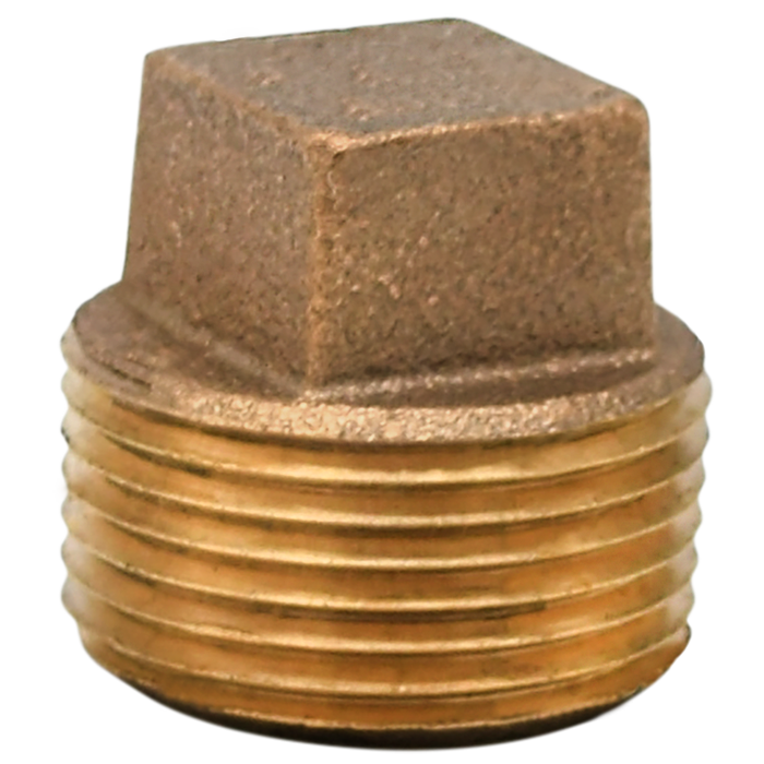 Legend Valves 310-183NL 1/2" No Lead Cast Bronze Square Head Plug