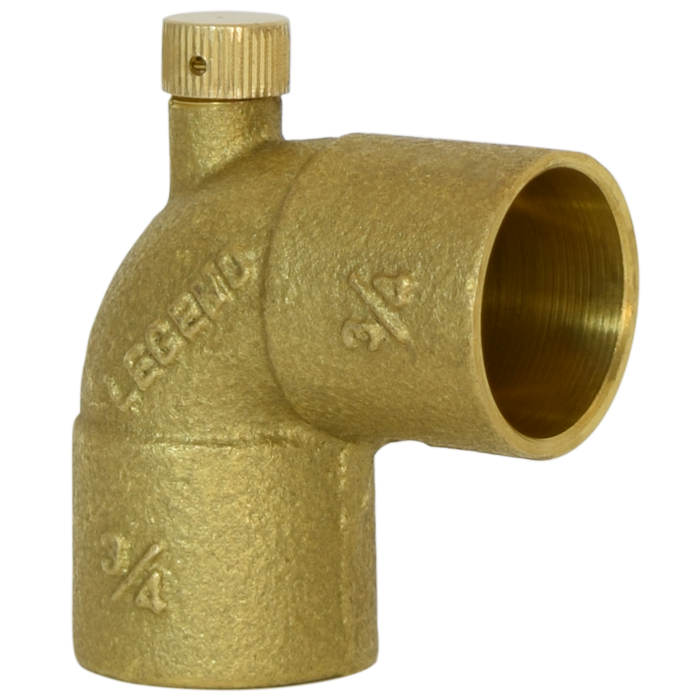 Legend Valves 302-243 No Lead Cast Brass 90° Drain Elbow