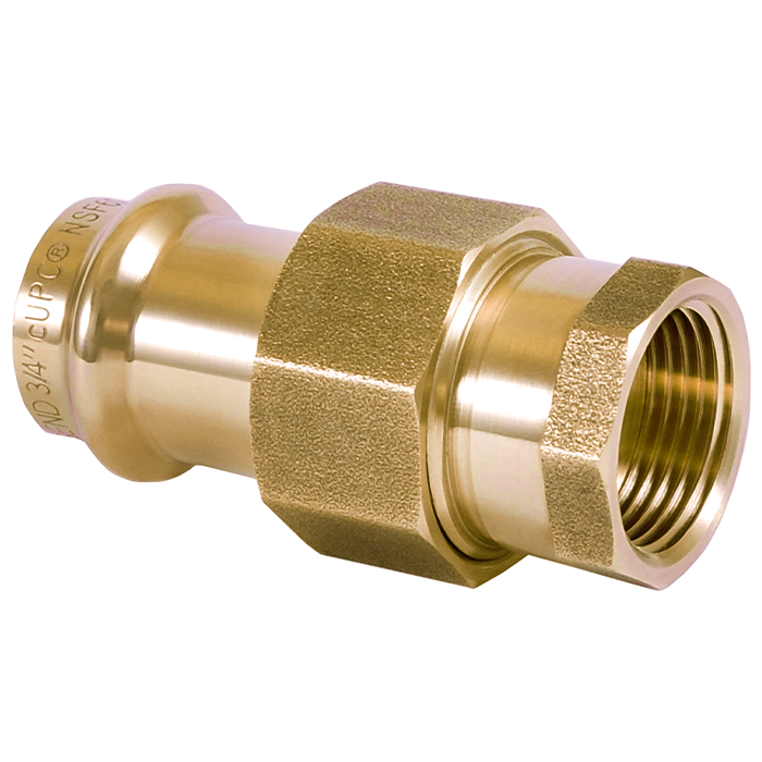 Legend Valves 450-838P 2" LegendPress No Lead DZR Forged Brass FNPT Union