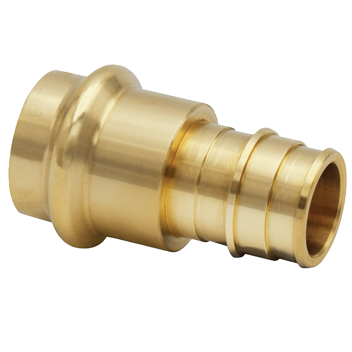 Legend Valves 450-866P 1-1/4" LegendPress No Lead DZR Forged Brass Cold Expansion PEX Adapter