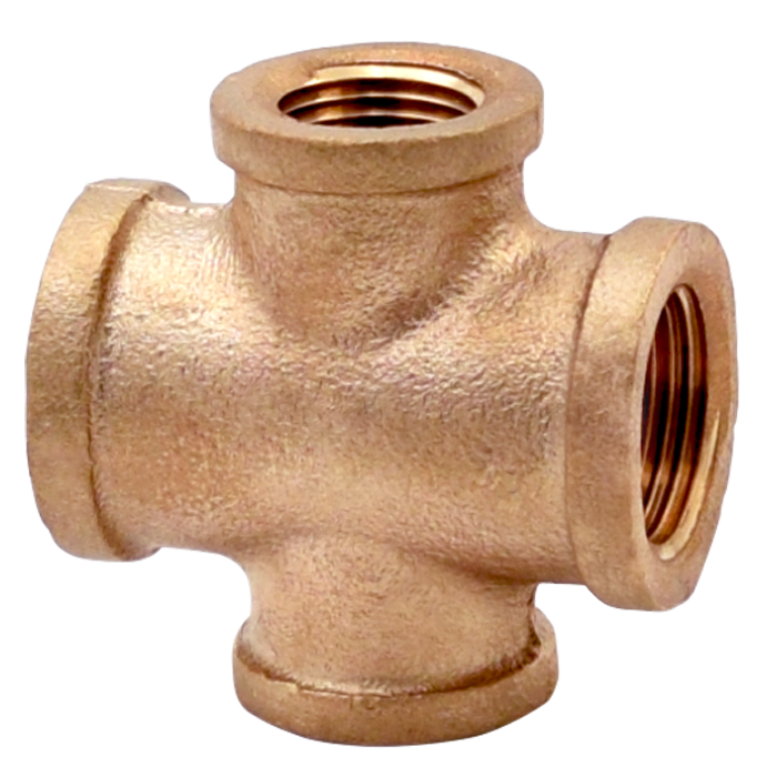 Legend Valves 310-215NL 3/4" x 1/2" No Lead Cast Bronze Reducing Cross