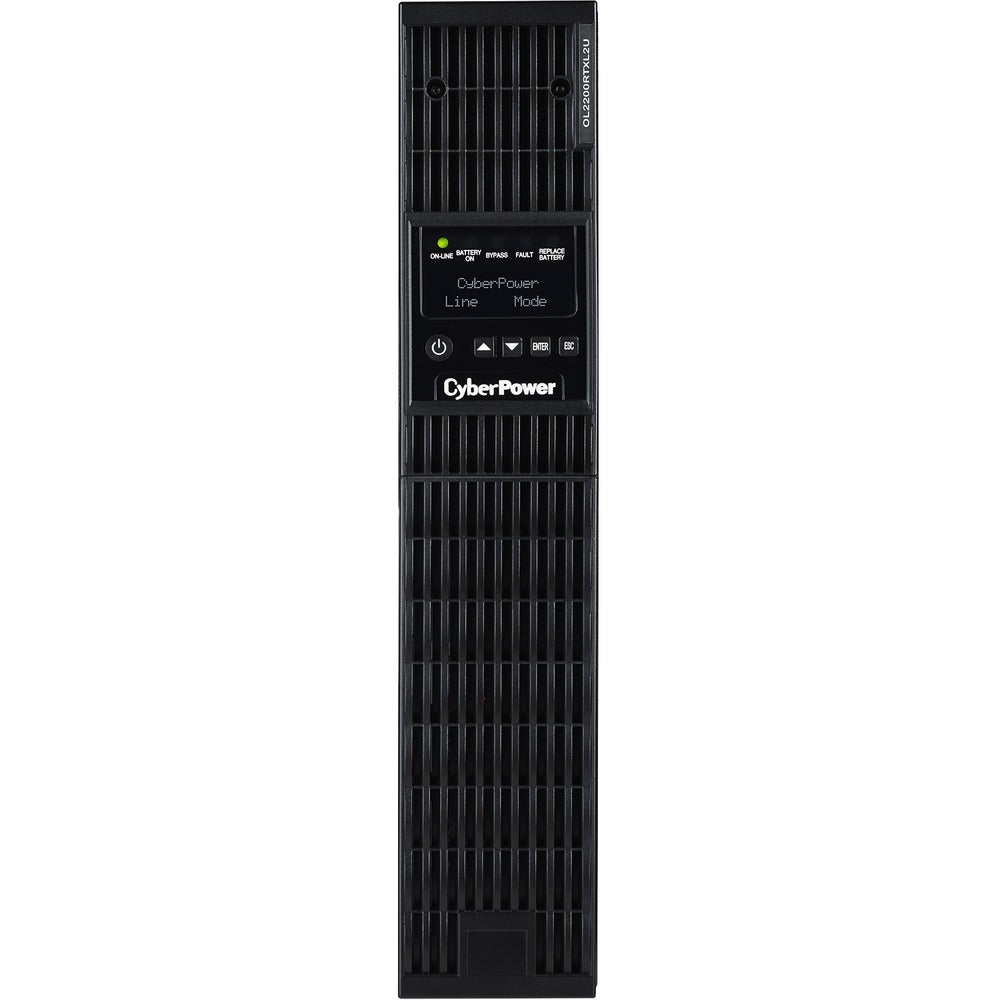 CyberPower Smart App Online OL2200RTXL2U 2200VA 100-125V Pure Sine Wave LCD Rack/Tower UPS - 2200 VA/1800 W - 125 V AC, 125 V AC - 6 Minute - 2U Tower/Rack Mountable - 6 Minute - 1 x NEMA L5-20R, 6 x NEMA 5-20R