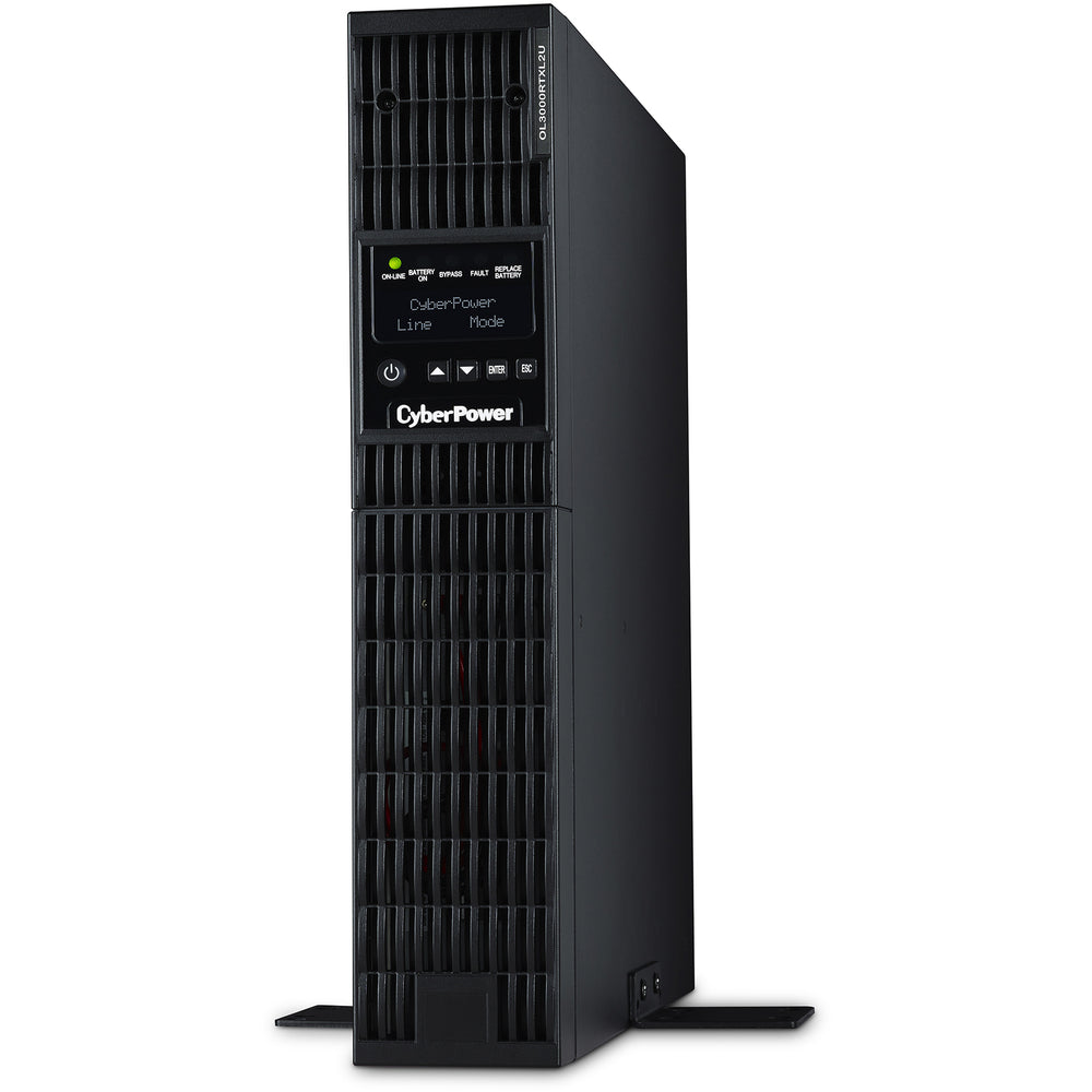 CyberPower Smart App Online OL3000RTXL2U 3000VA 100-125V Pure Sine Wave LCD Rack/Tower UPS - 3kVA 3 Minute Full Load - 6 x NEMA 5-20R, 1 x NEMA L5-20R