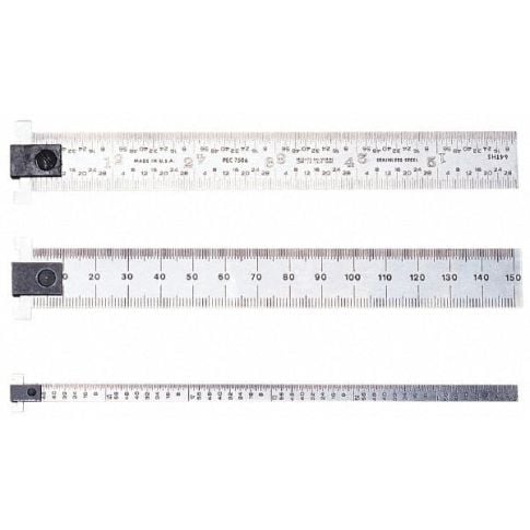 PEC Tools 7305-H12 12″ Narrow Adjustable Hook Rule