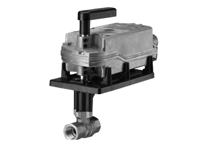 Siemens 172F-10323 2W 1-1/2", 40CV BALL VALVE ASSY, CHRM-PLAT BRASS BALL, BRASS STEM, FLOAT NC SR