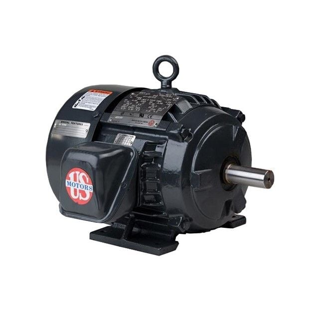 U.S. Motors FH39 CTI,5 HP,4P,184T 60,575 V 5 HP, 1755 RPM, HW5V2G2, 575 V, 60 HZ, 184T