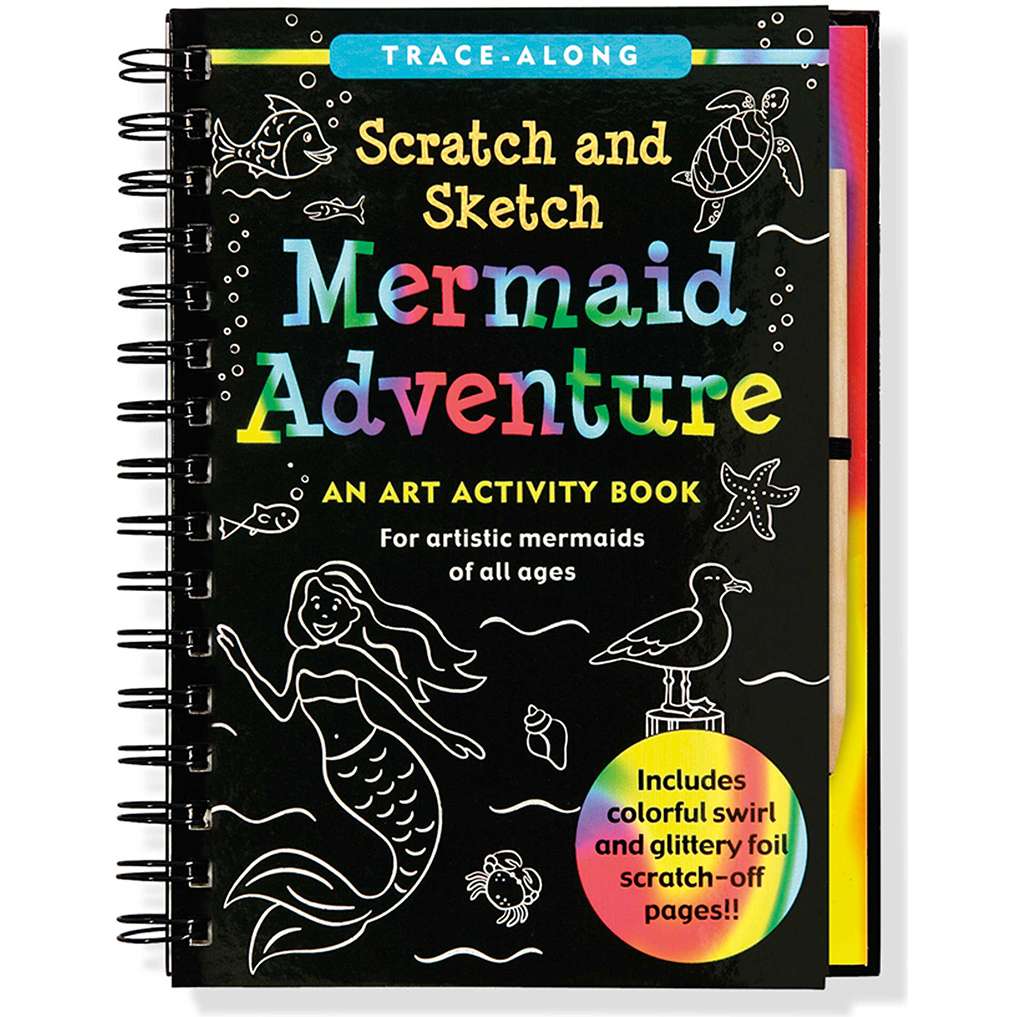 Paradise Clay PPP012 Scratch and Sketch: Mermaid Adventure - Book