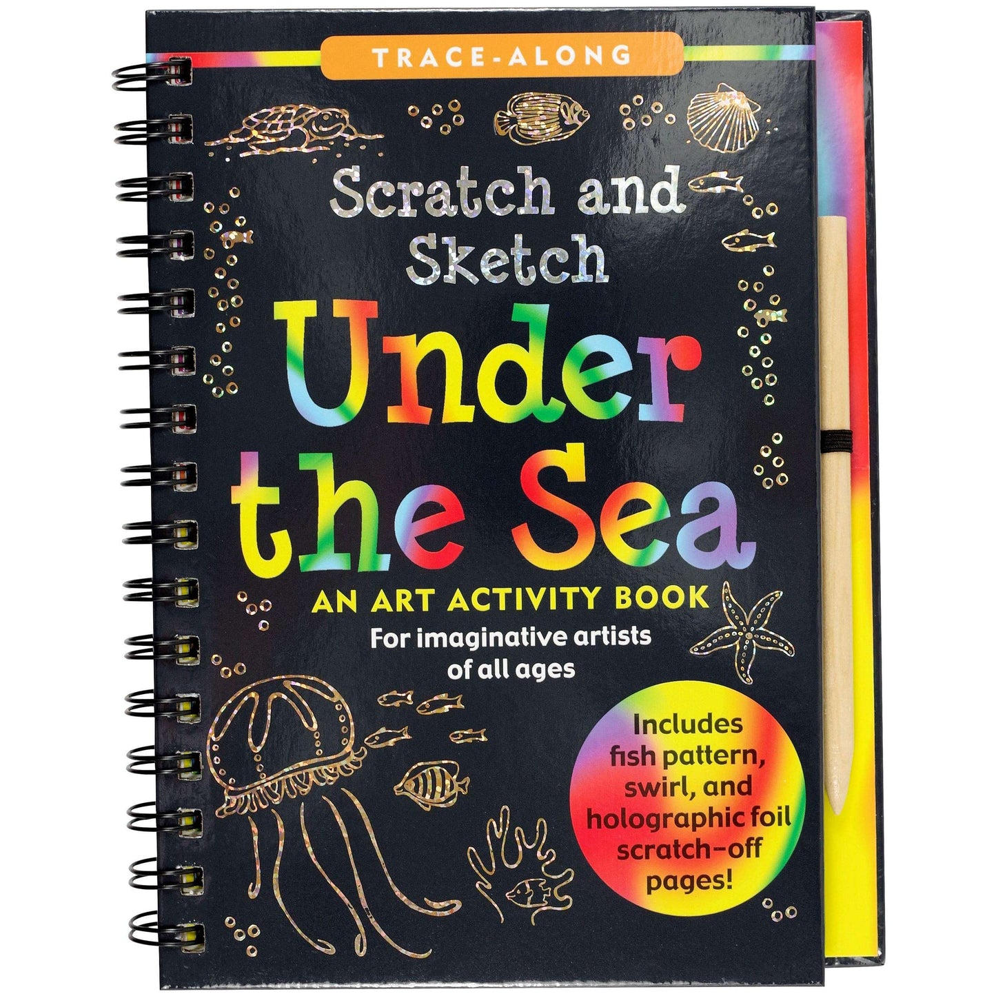 Paradise Clay PPP049 Scratch & Sketch Under the Sea - Book