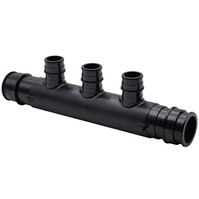 Legend Valves 461-285 3/4" x 3/4" x 1/2" PPSU Plastic Cold Expansion PEX Multi-Port Tee