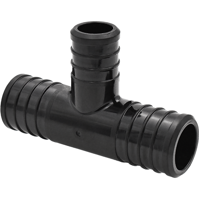 Legend Valves 461-211 3/4" x 1/2" x 3/4" PPSU Plastic Crimp/Cinch PEX Reducing Tee