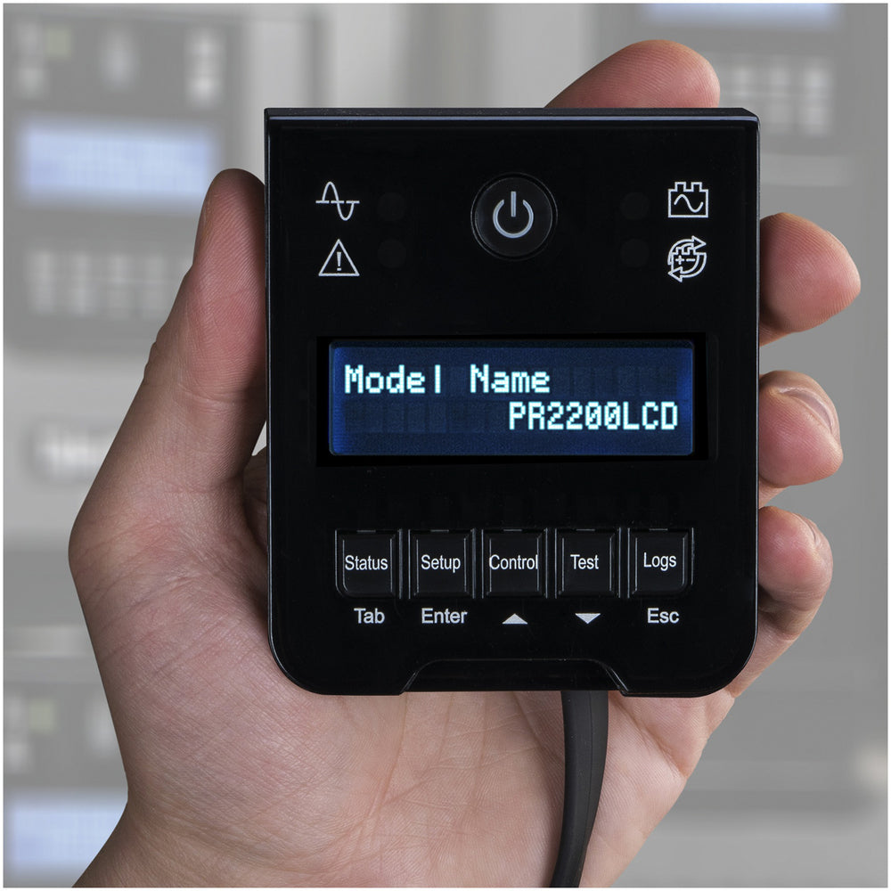 CyberPower Smart App Sinewave PR2200LCD 2200VA Pure Sine Wave Tower LCD UPS - 2200VA/1980W - Tower - 8 Minute Full Load - 8 x NEMA 5-15R - Battery/Surge-protected, 2 x NEMA 5-20R - Battery/Surge-protected