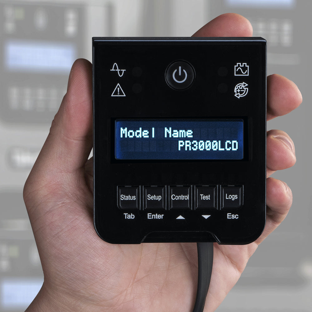 CyberPower Smart App Sinewave PR3000LCD 3000VA Pure Sine Wave Tower LCD UPS - 3000VA/2700W - Tower - 6 Minute Full Load - 8 x NEMA 5-15R - Battery/Surge-protected, 2 x NEMA 5-20R - Battery/Surge-protected