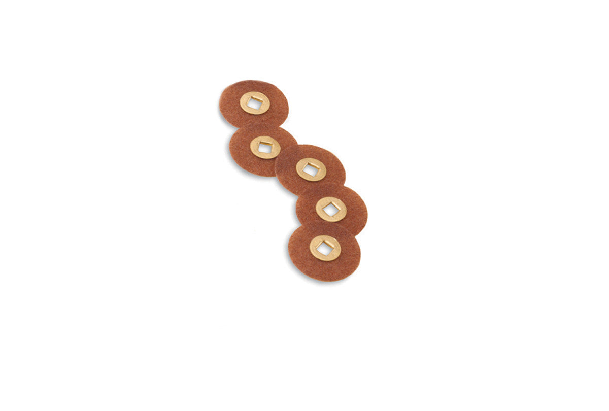 Grobet USA® 10.01128 Magnum Sanding Discs, 5/8″ Diameter, Coarse Grit, Aluminum Oxide, Brass Center, EA