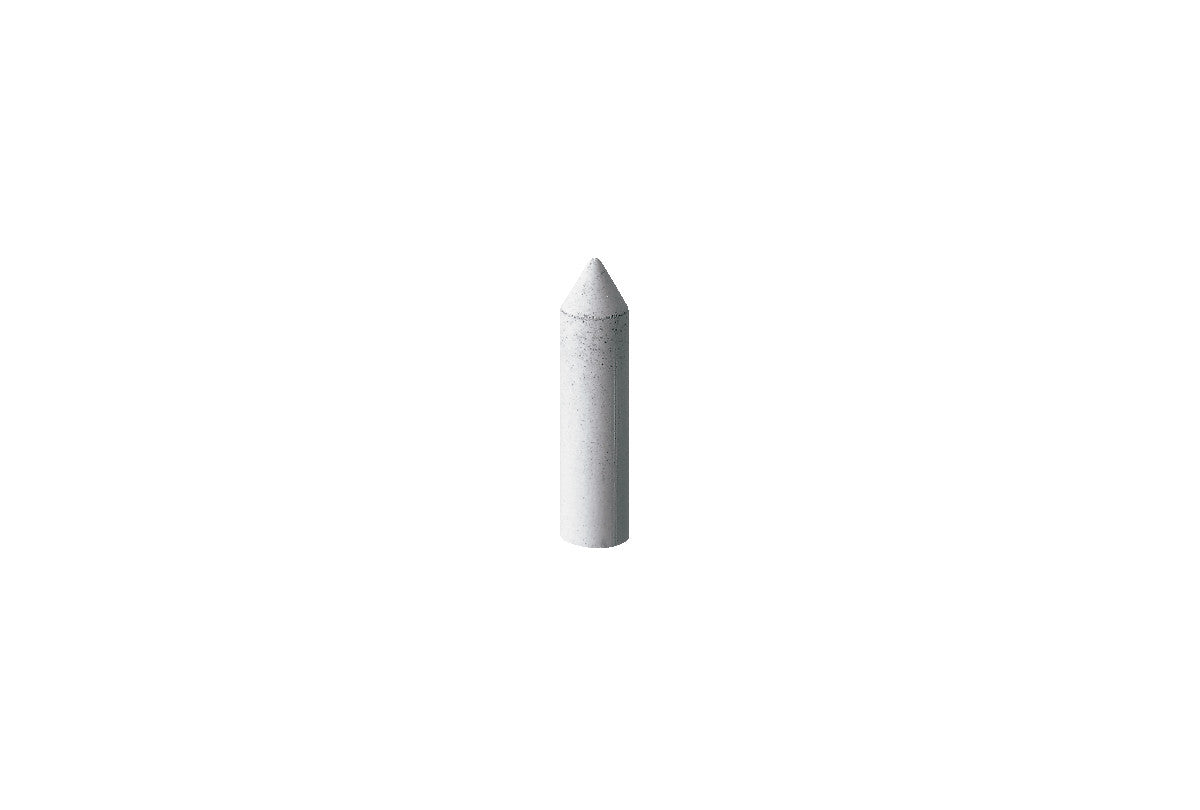 Grobet USA® 10.1373/C Silicone Bullet, 1″ X 1/4″, White, 100 Grit, Box Of 1, EA
