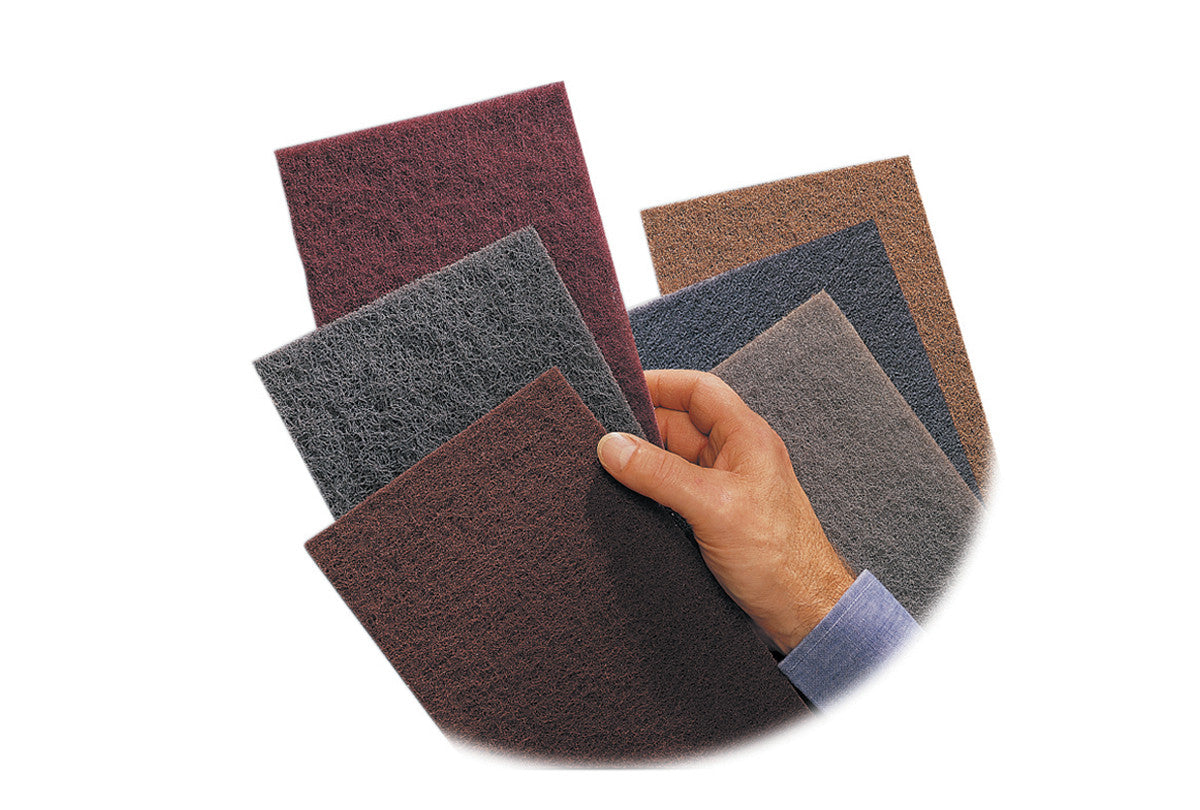 Grobet USA® 10.305 3M Scotchbrite Pad, 6″ X 9″, Ultra Fine, Gray, EA