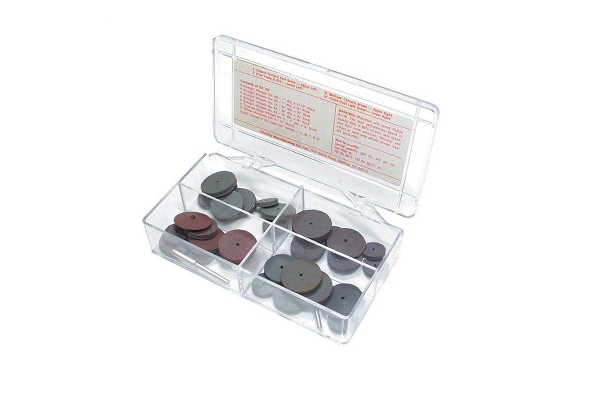 Grobet USA® 10.752 Cratex Assortment, 46 Pieces, EA
