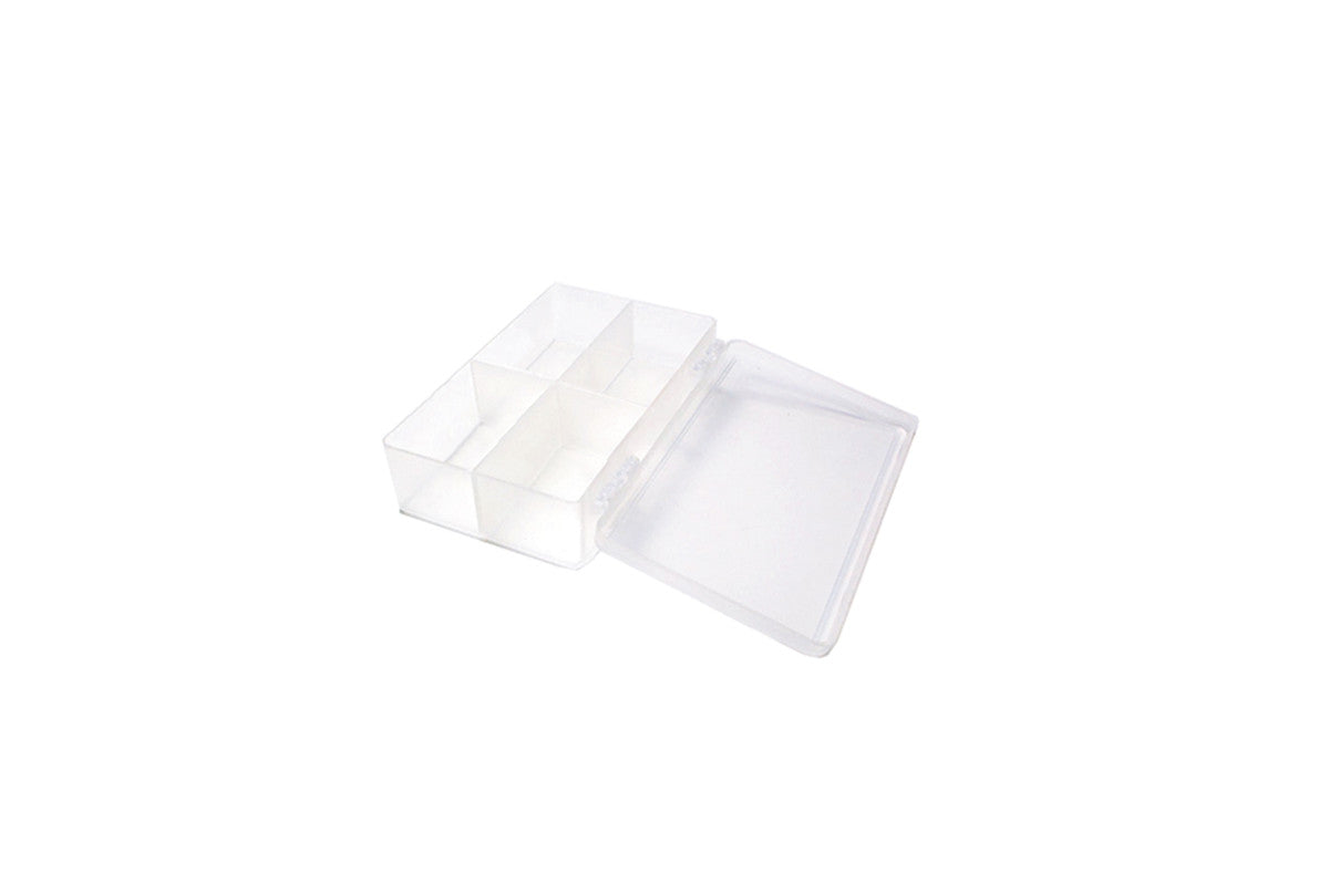 Grobet USA® 15.135 Box-Plastic W/ 4 Compartments, EA