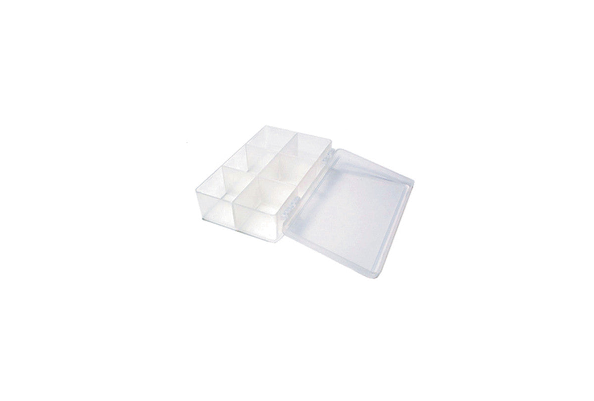 Grobet USA® 15.136 Plastic Storage Box With 6 Compartments, EA
