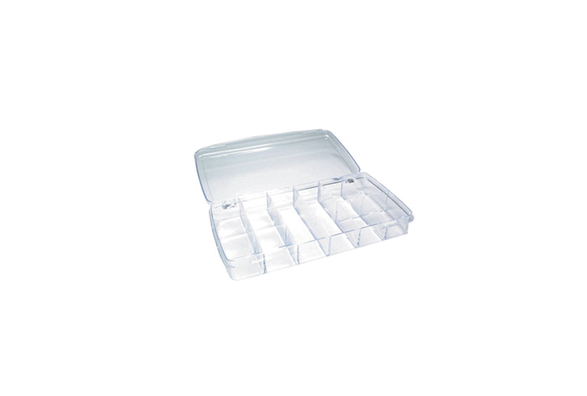 Grobet USA® 15.137 Plastic Storage Box With 12 Compartments, EA
