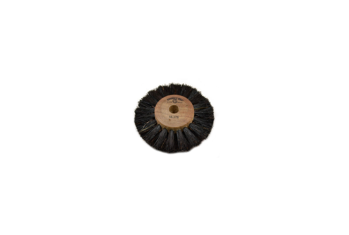 Grobet USA® 16.378 Wood Hub Brush, 2 Rows Of Bristle, 1-7/8″ Overall Diameter, EA
