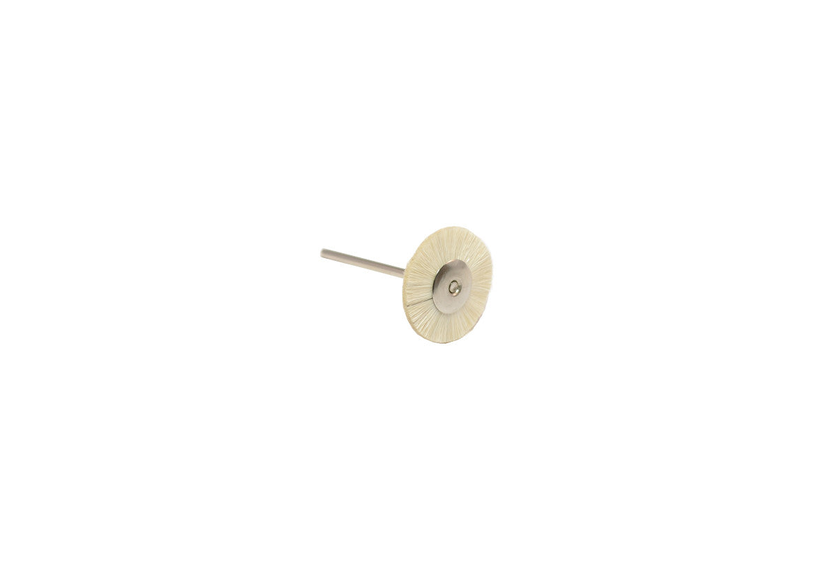 Grobet USA® 16.619 Extra Soft Bristle Wheel Brush, 1″ Diameter 3/32″ Shank, 1 DZ