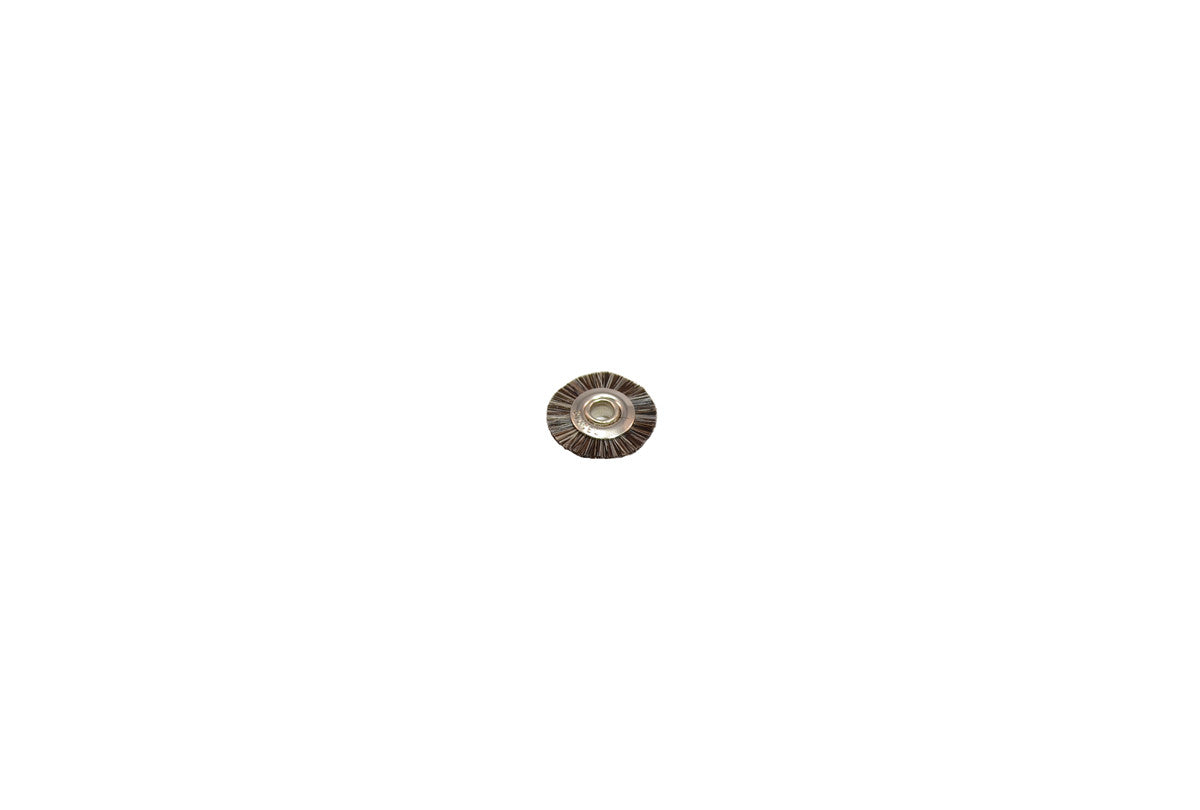 Grobet USA® 16.647 Soft Bristle Wheel Brush, 5/8″ Diameter 1/8″ Arbor Hole, 1 DZ
