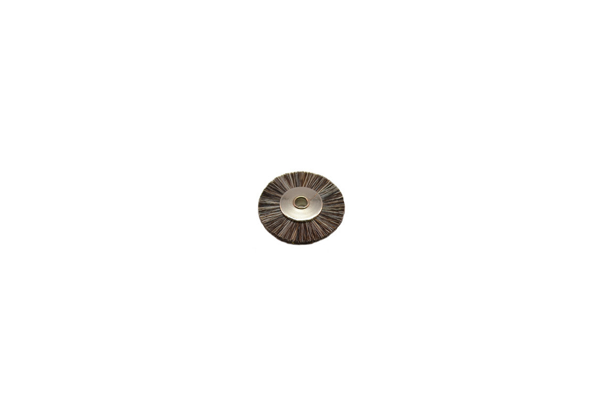 Grobet USA® 16.651 Soft Bristle Wheel Brush, 1″ Diameter 1/8″ Arbor Hole, 1 DZ
