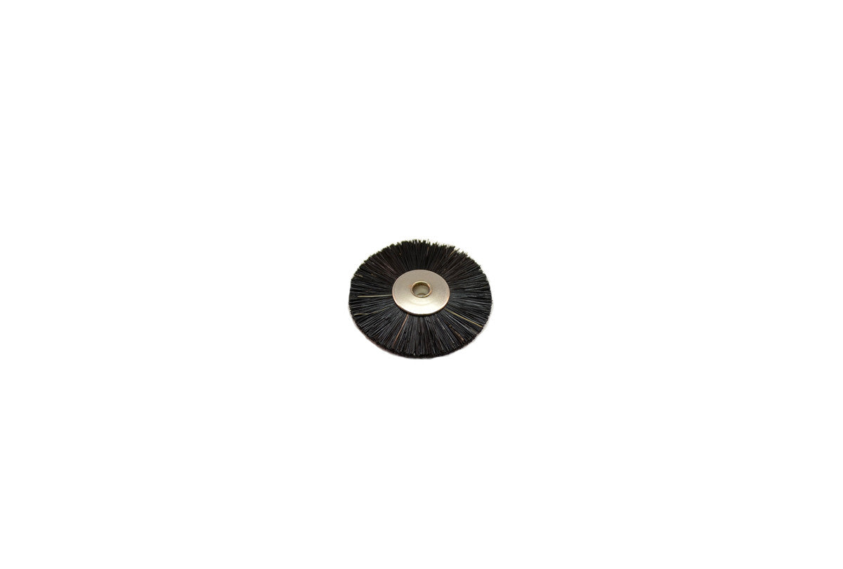 Grobet USA® 16.679 Stiff Bristle Wheel Brush, 1-1/4″ Diameter 1/8″ Arbor Hole, 1 DZ