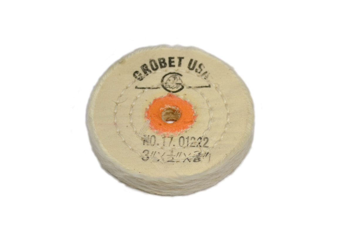 Grobet USA® 17.01222 Felt Buff For Vigor Multi-Grinder, 3″ X 1/2″, EA