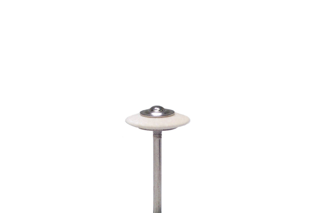 Grobet USA® 17.12403 Mounted Miniature Felt Knife Buff, 1 DZ