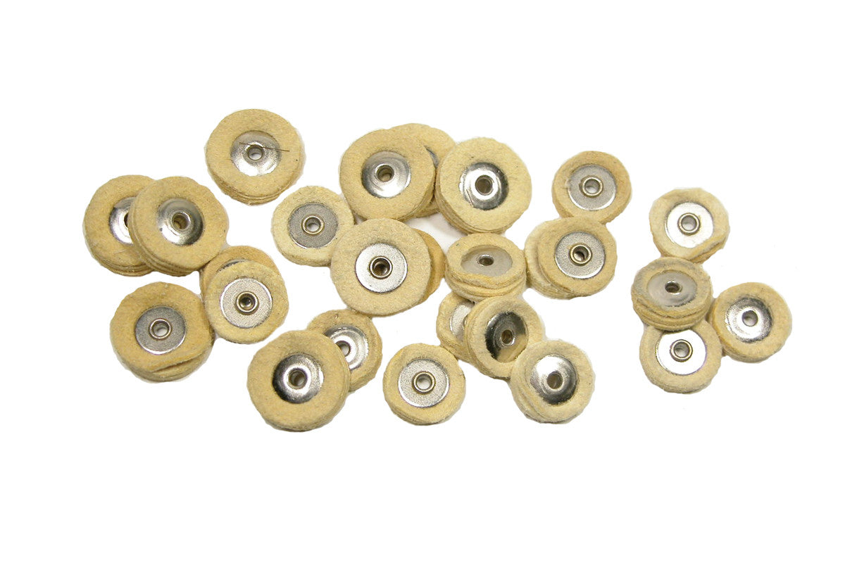 Grobet USA® 17.134 Miniature Chamois Buff, 3/4″ X 3 Ply, 1 DZ
