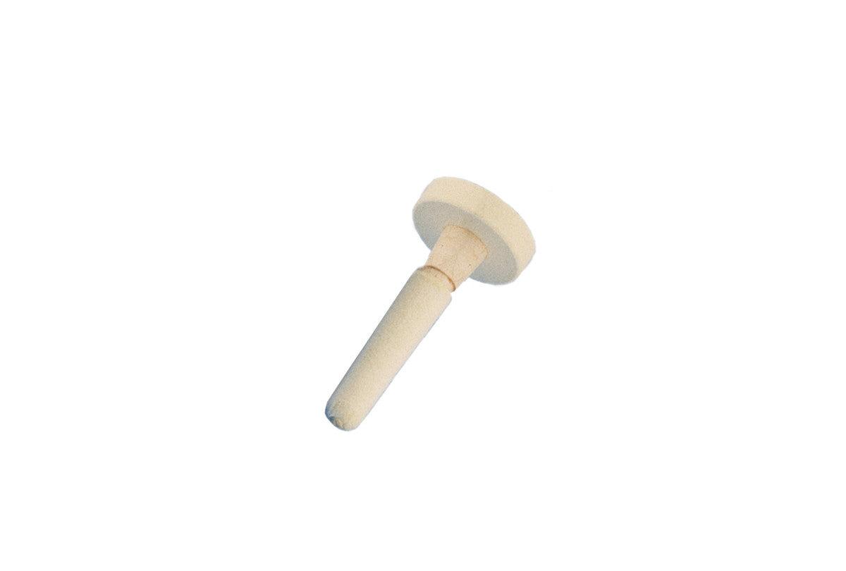 Grobet USA® 17.341 Combination Felt Ring And Wheel Buff, 4″, EA