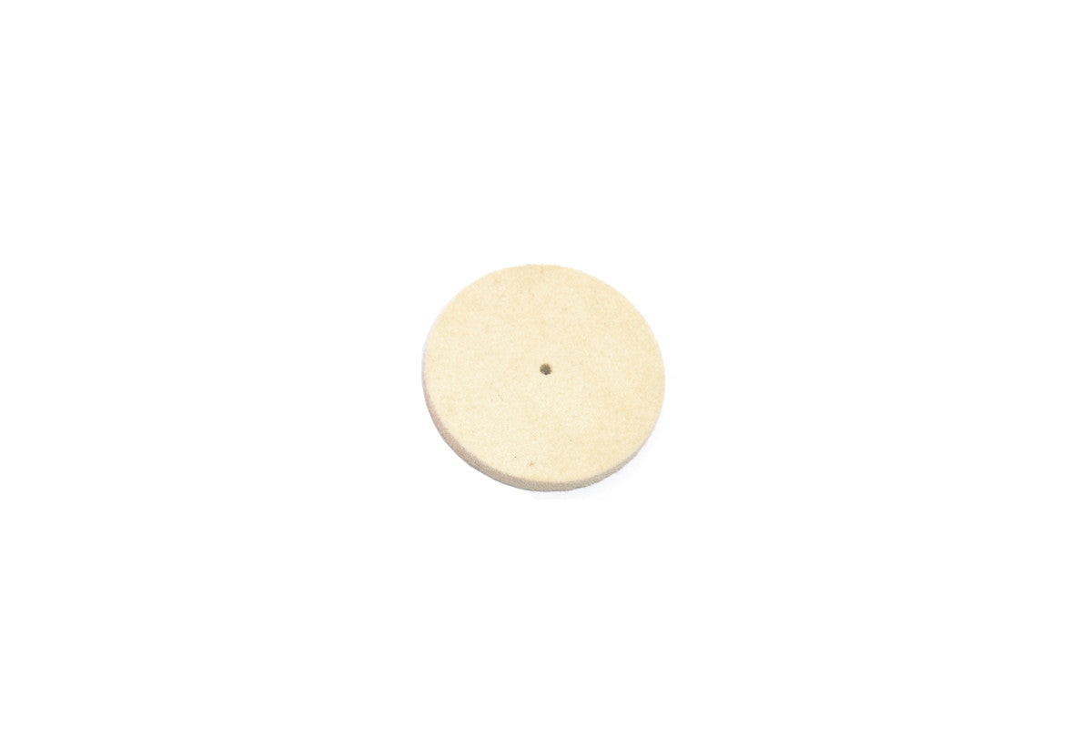 Grobet USA® 17.419 Solid Felt Wheel Buff, 2″ X 1/4″, EA
