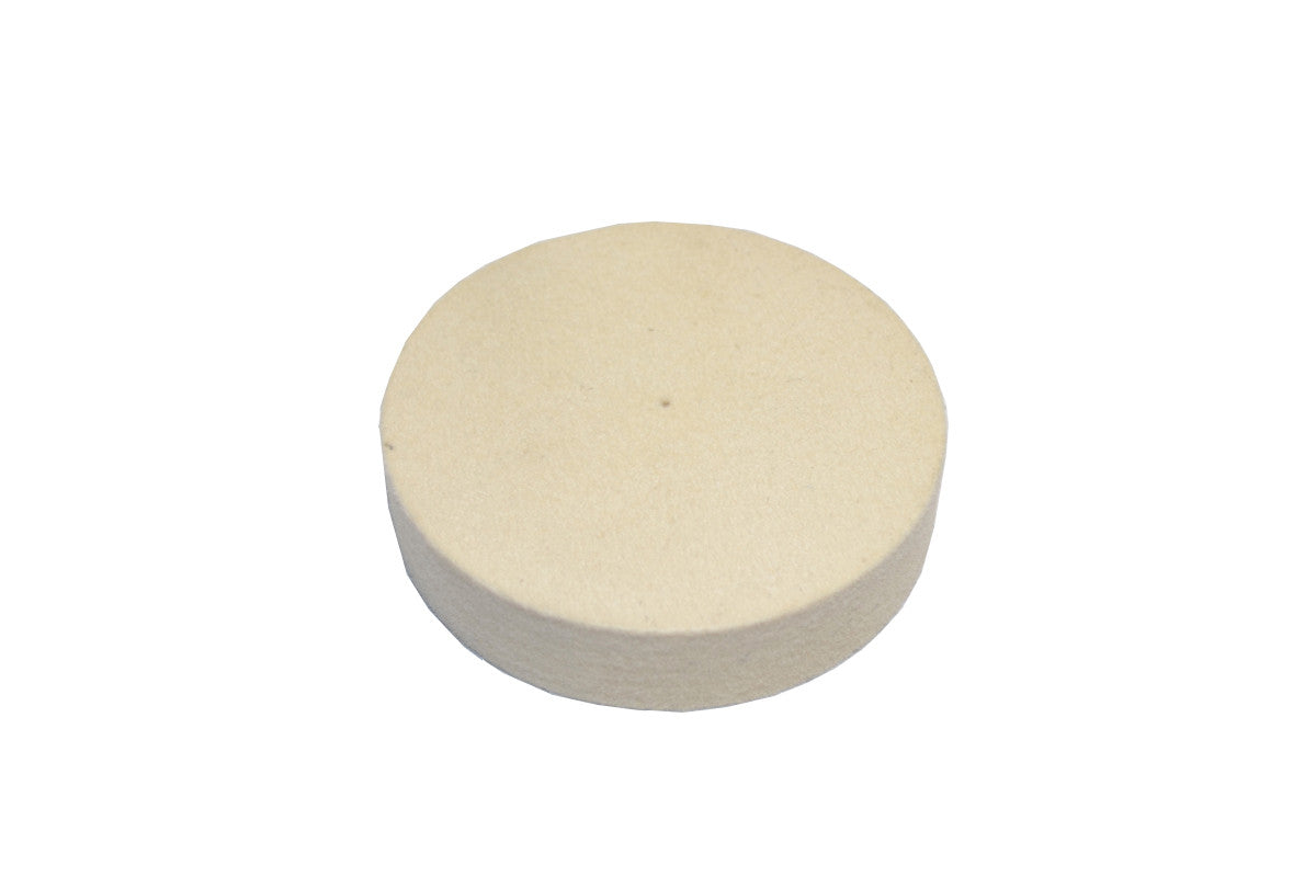 Grobet USA® 17.435 Solid Felt Wheel Buff, 4″ X 1/2″, EA