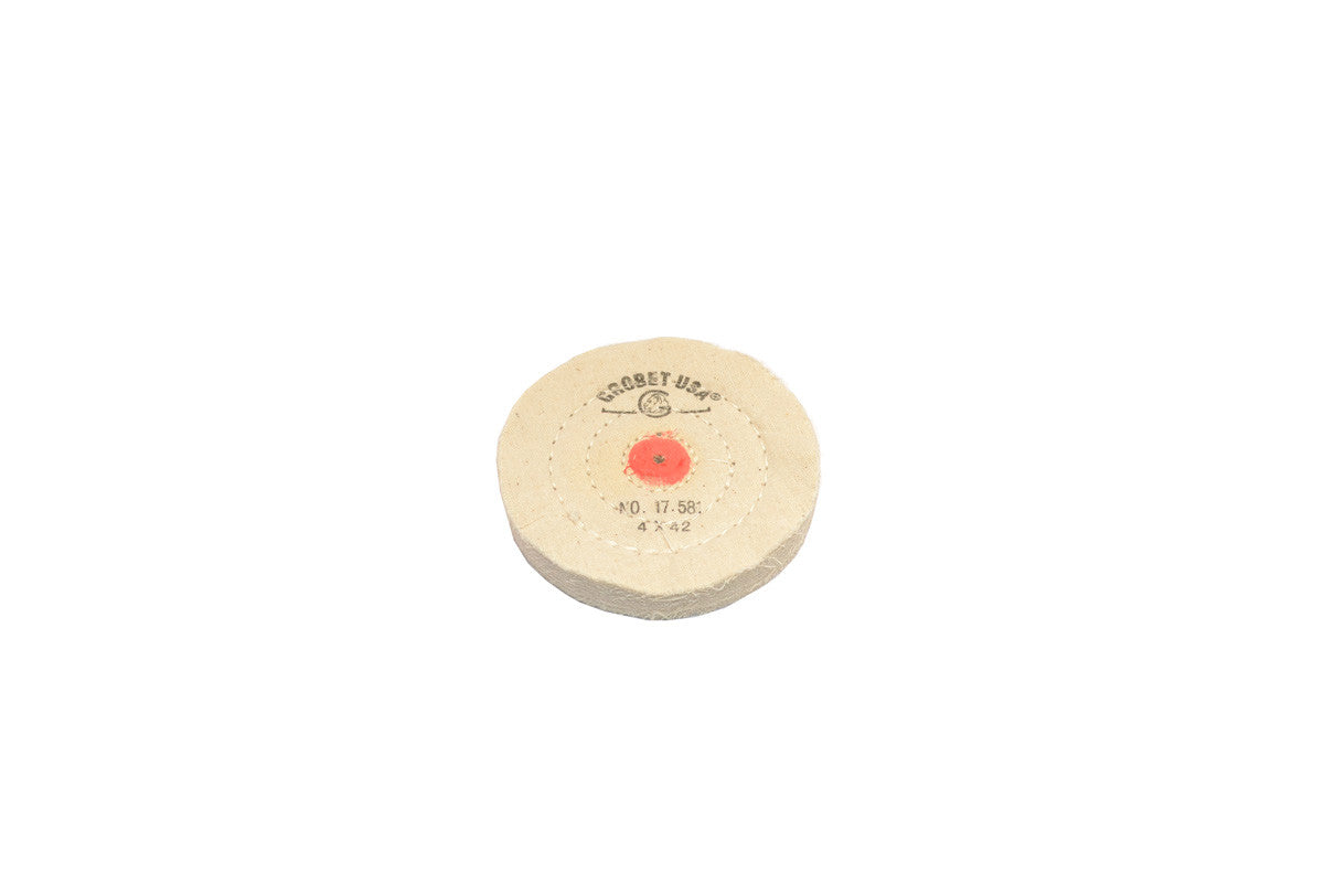 Grobet USA® 17.581 Regular Muslin Buff, 4″ X 42 Ply, EA