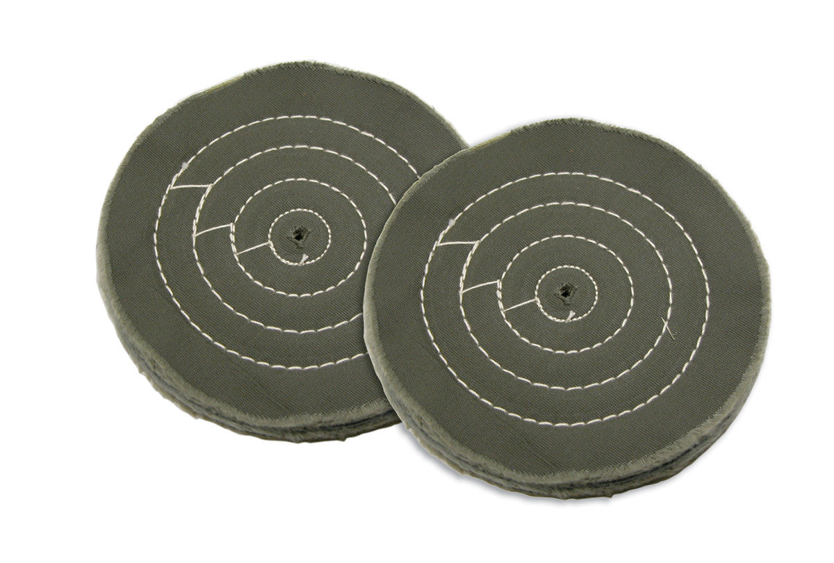 Grobet USA® 17.598 Green Polishing Buff, 6″ X 40 Ply, EA