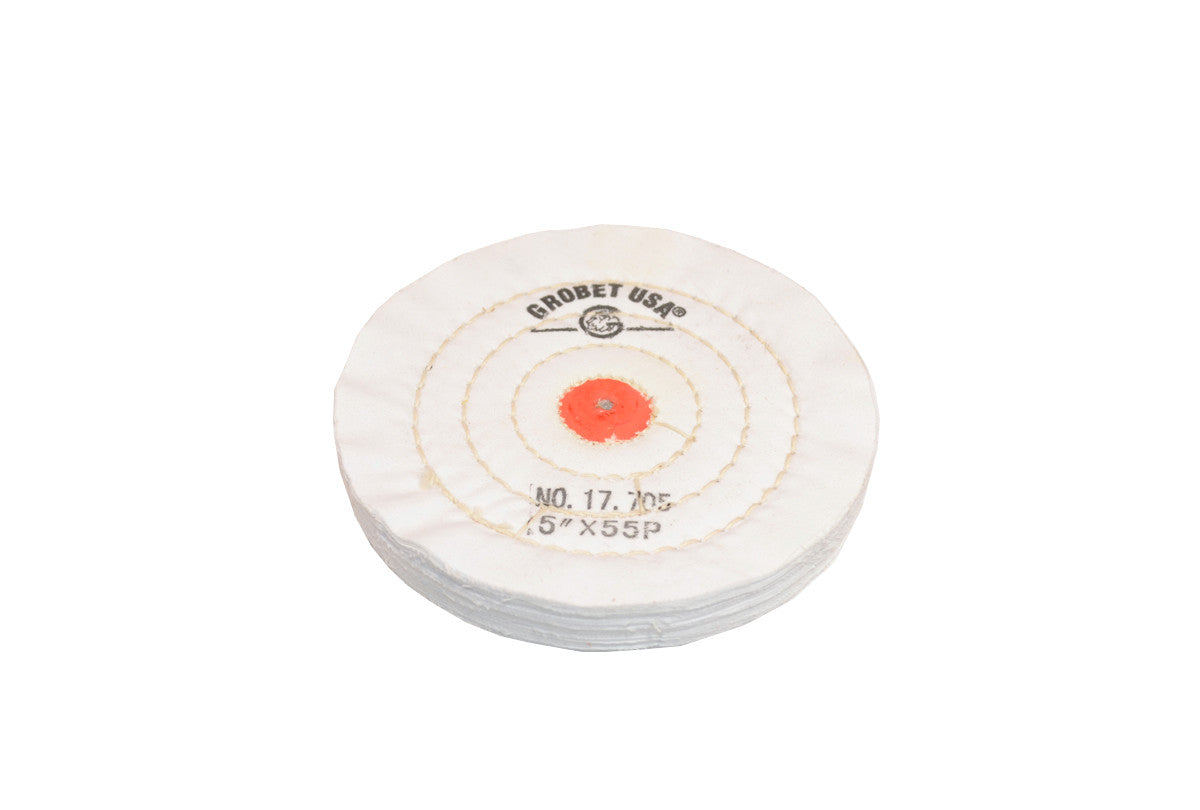 Grobet USA® 17.705 Super Buff, 5″ X 55 Ply, Shellac Center, EA