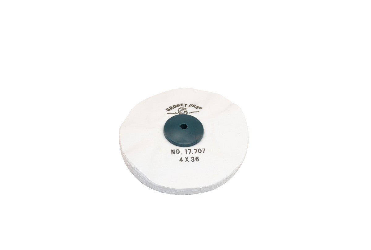 Grobet USA® 17.707 Super Buff, 4″ X 36 Ply, Plastic Center, EA